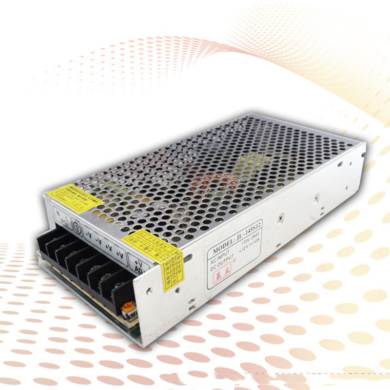基立LED开关电源/JL-145S12/145W/直流/DC12V/12A/S-145-12/监控