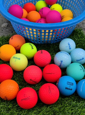 高尔夫二手球磨砂球彩球Callaway足球大B大S款红马彩球下场比赛球