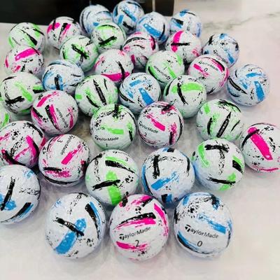 Taylormade限量版高尔夫球2024多色组合涂鸦新款球