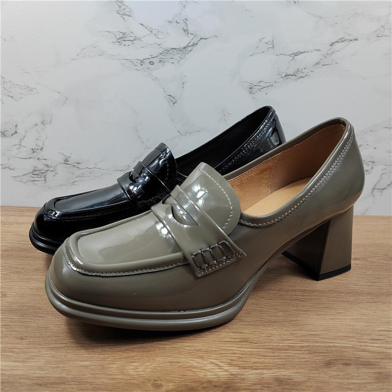 复古英伦风乐福鞋玛丽珍小皮鞋