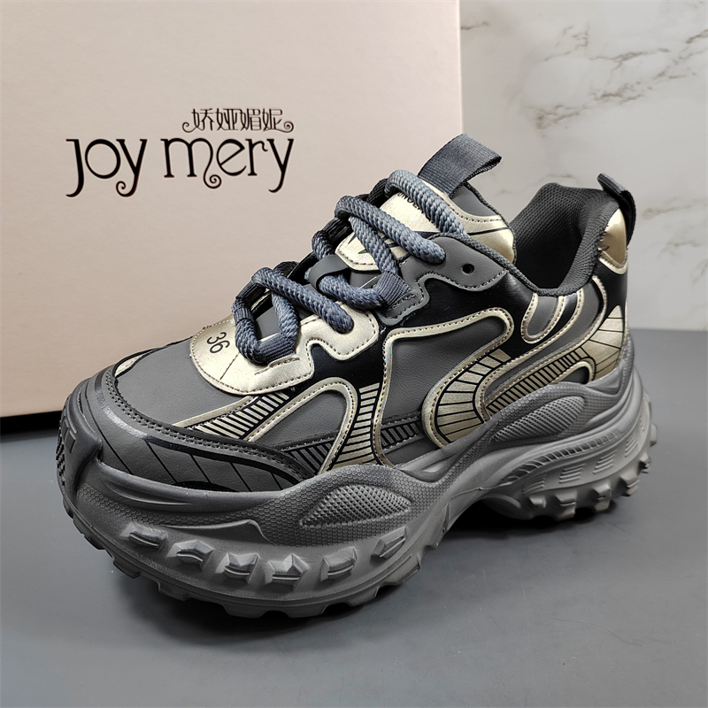 老爹鞋女真皮休闲运动鞋潮