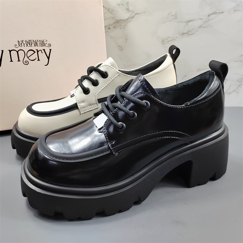 品牌女鞋真皮玛丽珍鞋女