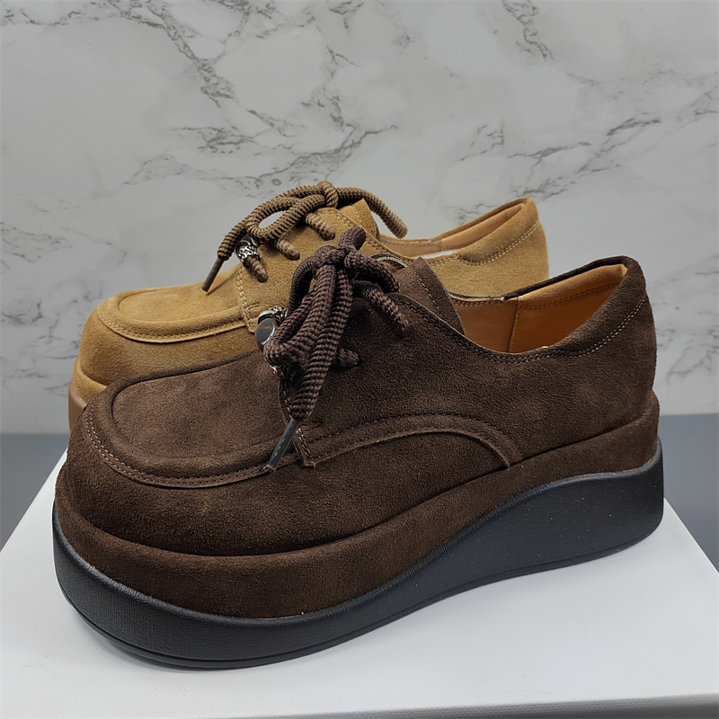 品牌撤柜断码厚底真皮勃肯鞋子女