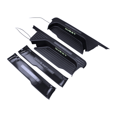 304不锈钢贵士专用带灯踏板护板