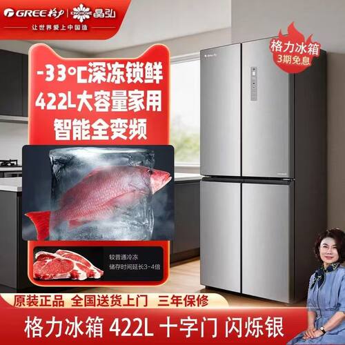 格力冰箱26年新款一级节能大容量