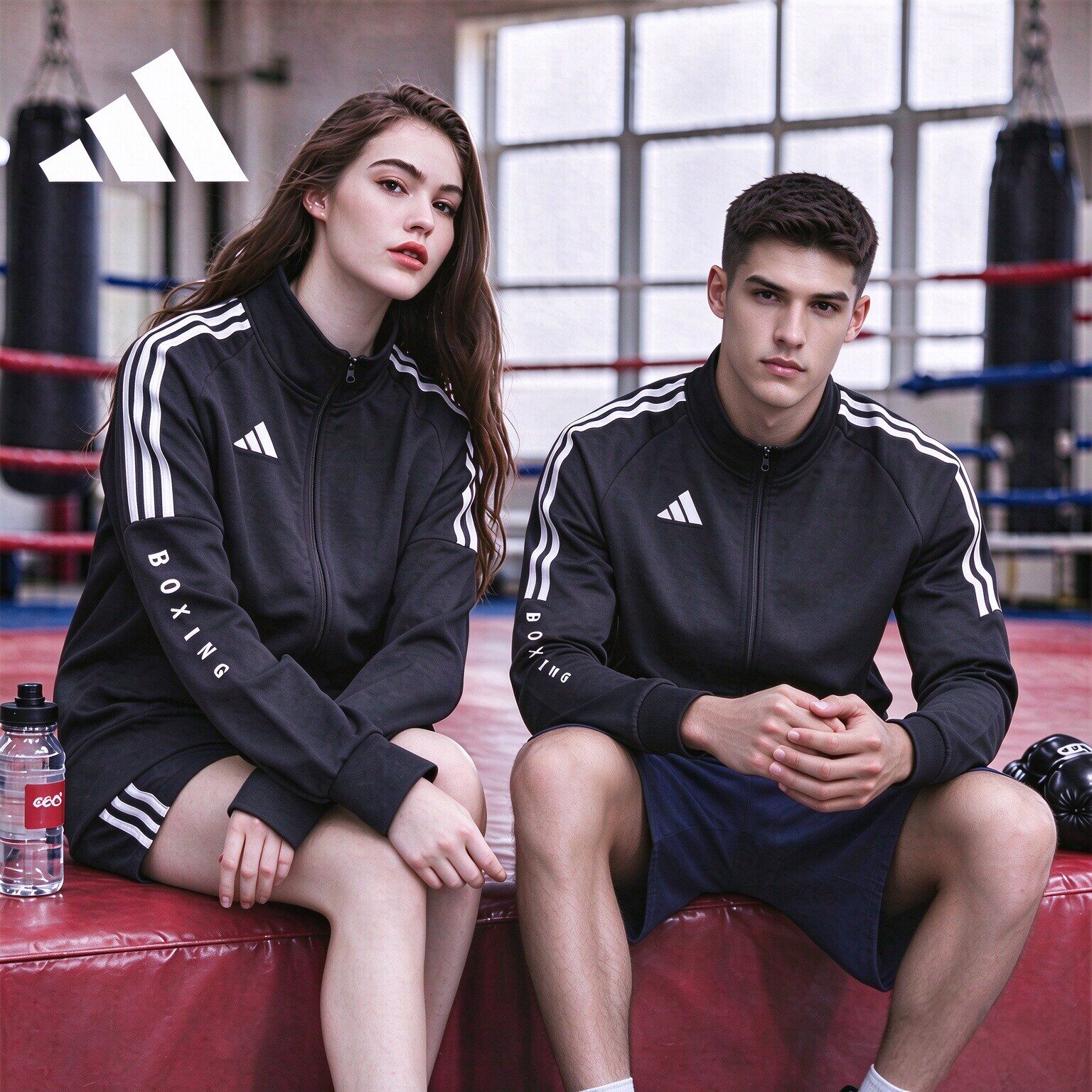 Adidas阿迪达斯外套男女情侣秋冬保暖防风上衣新款正品运动夹克