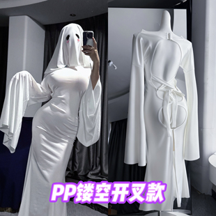 火华家 杏子夫人 色色幽灵娘 万圣节变装cos女装两穿鱼尾裙 现货