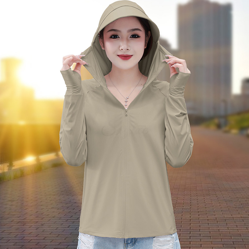 【官方品牌】休闲防晒衣女士2026夏季新款户外骑行防紫外线防晒服
