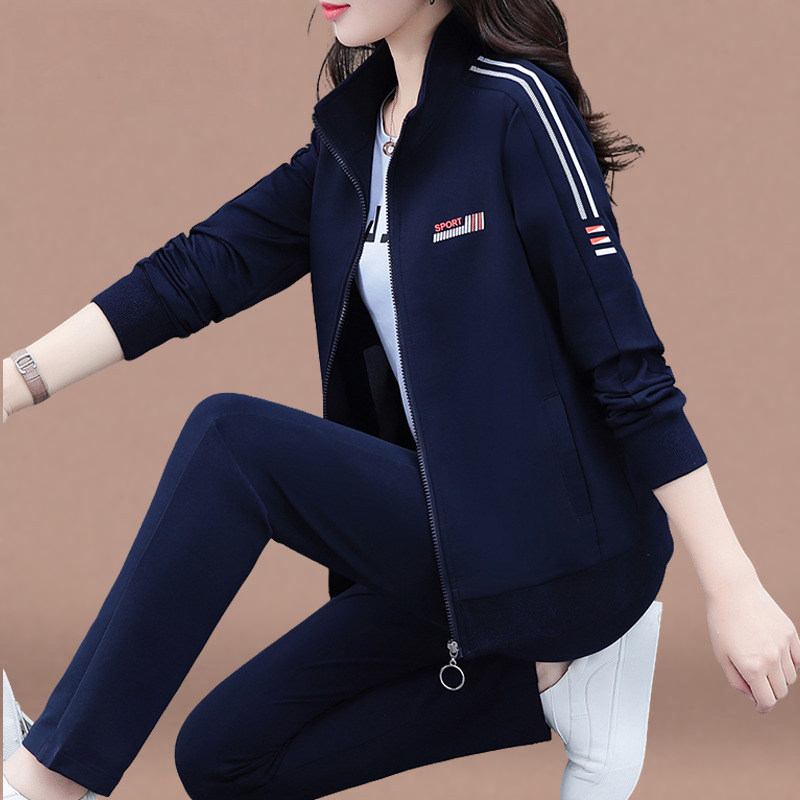 洋气时尚休闲套装女广场舞三件套