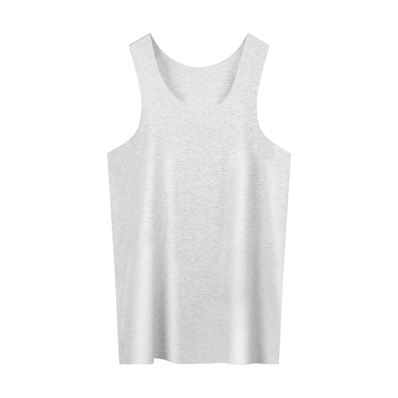雅鹿涼感冰絲無(wú)痕背心男大碼加肥夏季超薄跨欄無(wú)袖打底莫代爾汗衫