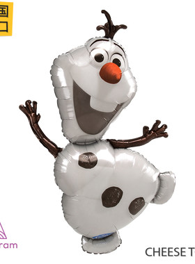 冰雪奇缘雪宝Olaf立体雪人铝膜球