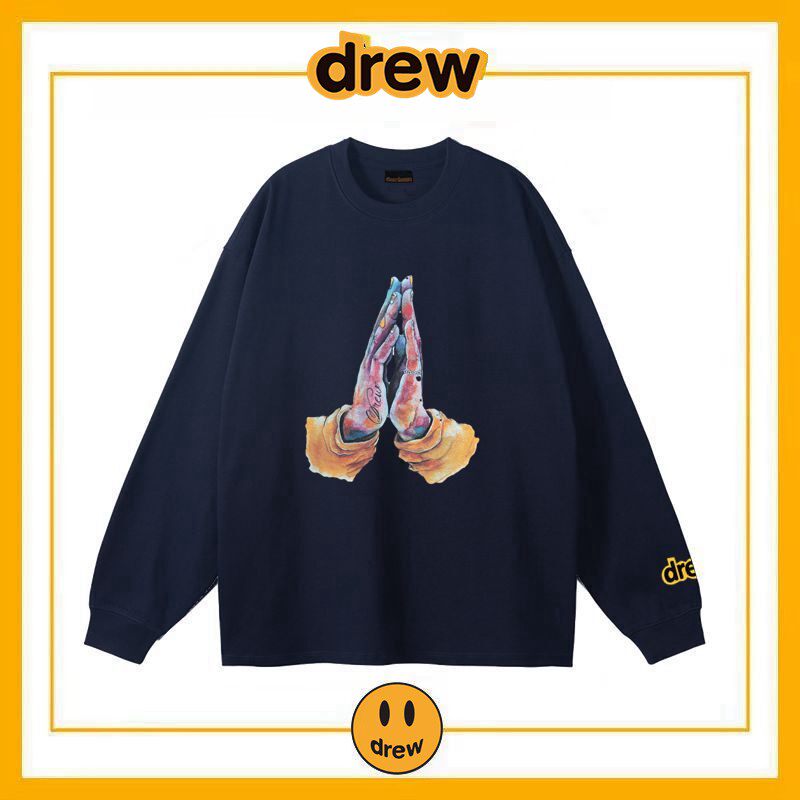 DrewHouse合手笑脸长袖T恤图片