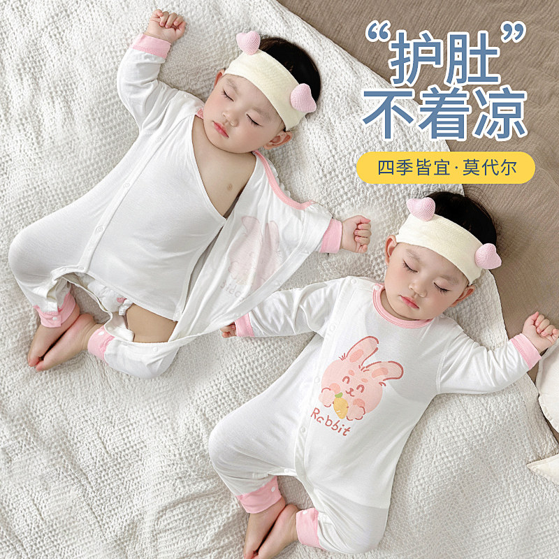 婴儿莫代尔睡衣连体衣服