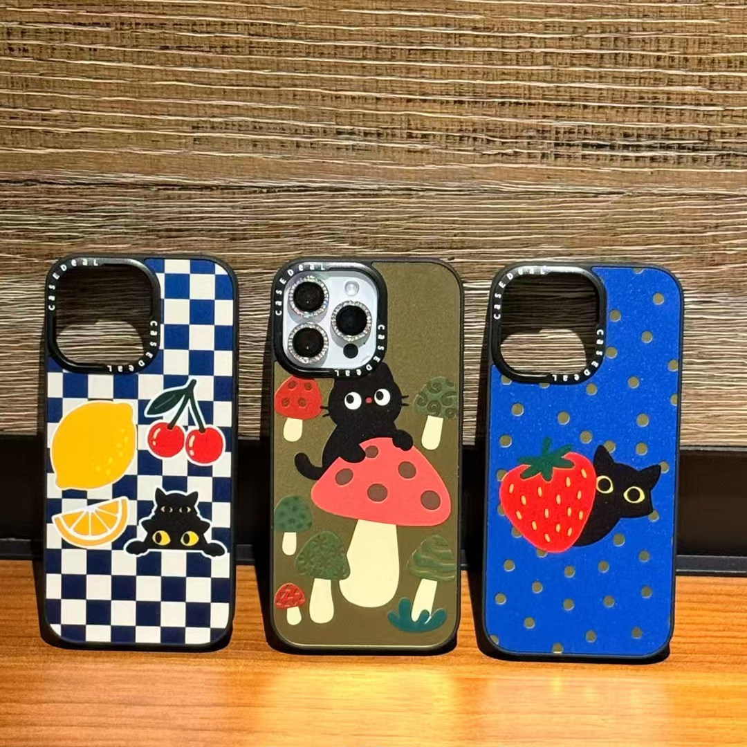 可爱卡通手机壳全包防摔保护套彩色手机壳iPhone16promax/15/14
