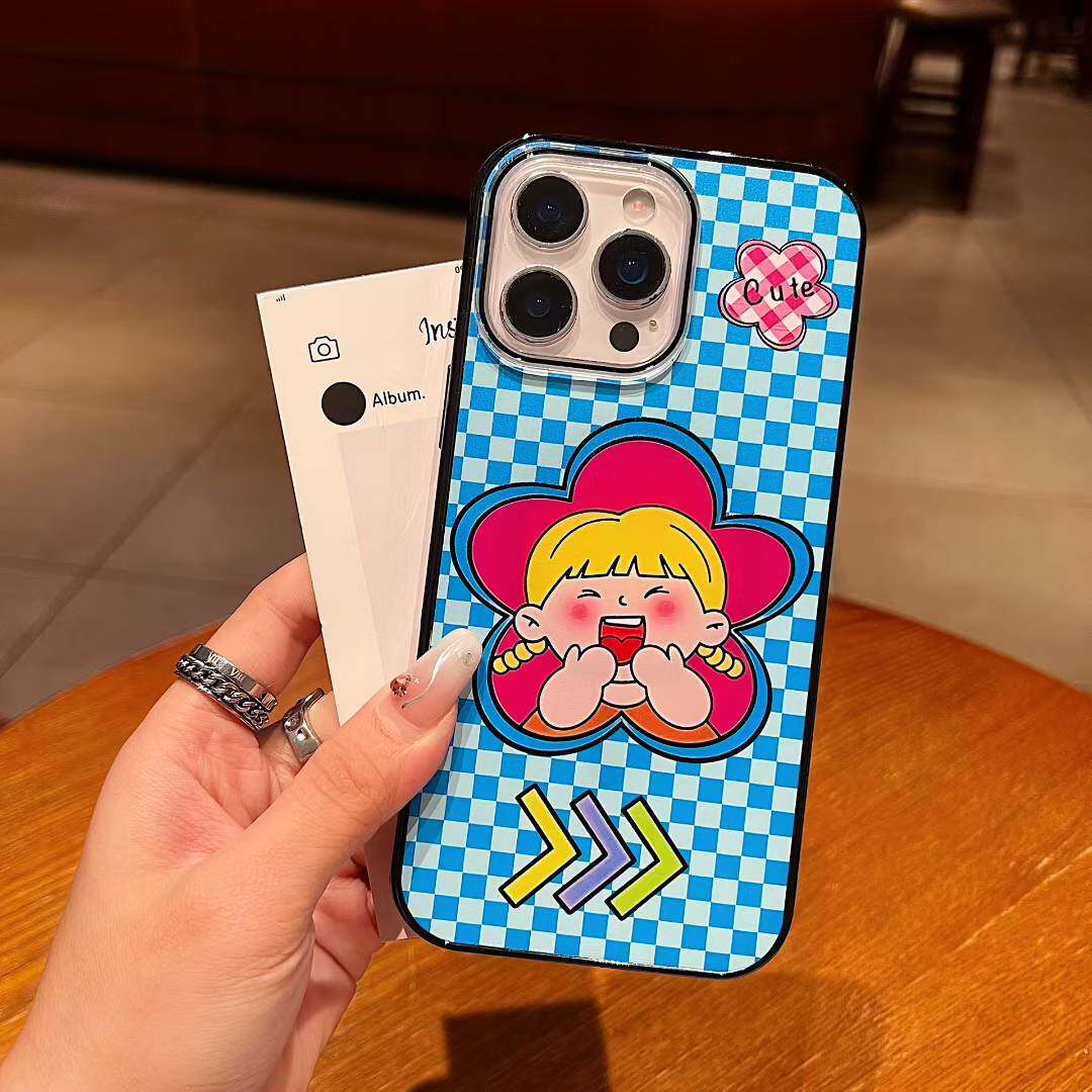 村上隆彩色太阳花适用苹果15ProiPhone16promax手机壳保护套