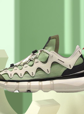 李宁正品夏季韦德悟道2.3青苔绿白色时尚休闲男女款运动鞋AGBR052