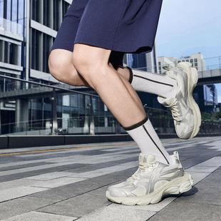 李宁正品扶摇BOOM男子轻量高回弹复古运动厚底耐磨跑步鞋ARXV005