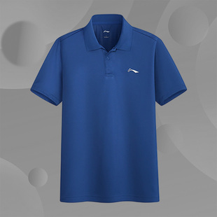 POLO衫 Lining 休闲透气运动舒适翻领短袖 李宁正品 APLR029 男子时尚