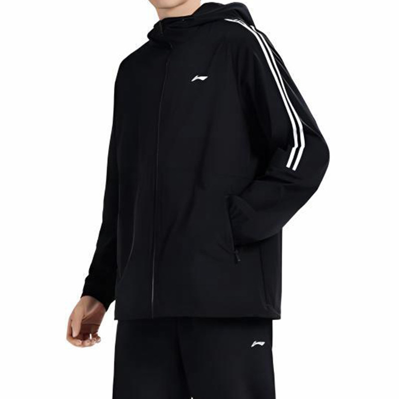 李宁正品乒乓球系列男子户外休闲运动训练连帽夹克外套AFDUC61-1,运动服/休闲服装,运动茄克/外套,淘宝优惠券,粉丝福利购,淘宝优惠卷