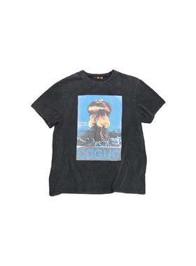 Lmyer Undercover X Cdg 05ss Achive 做旧水洗大爆炸印花T恤短袖