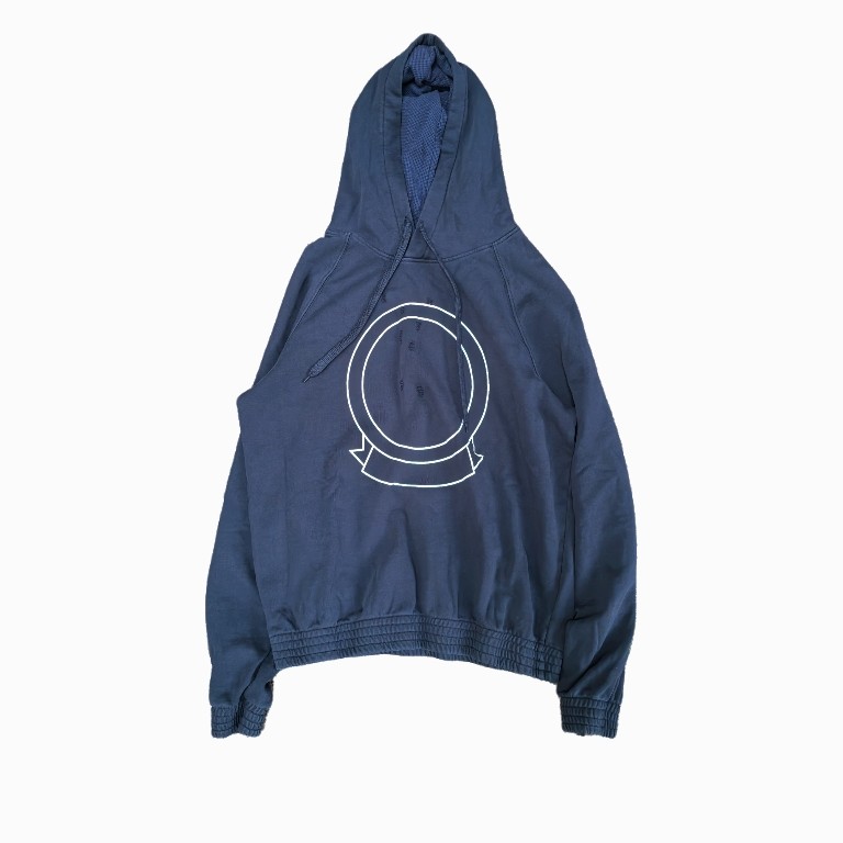 Lmyer Number Nine 03ss圆圈做旧水洗蓝 Archive休闲宽松卫衣长袖