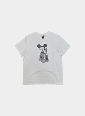 Lmyer Number Nine Archive  米奇吉他 简约宽松T恤短袖Ins同款