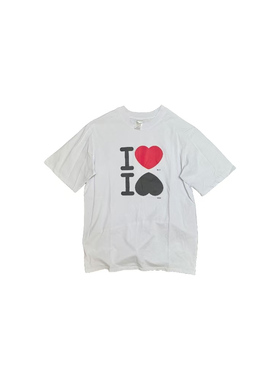 Lmyer Number Nine Love Butyou 03早期单品宽松印花纯棉T恤短袖