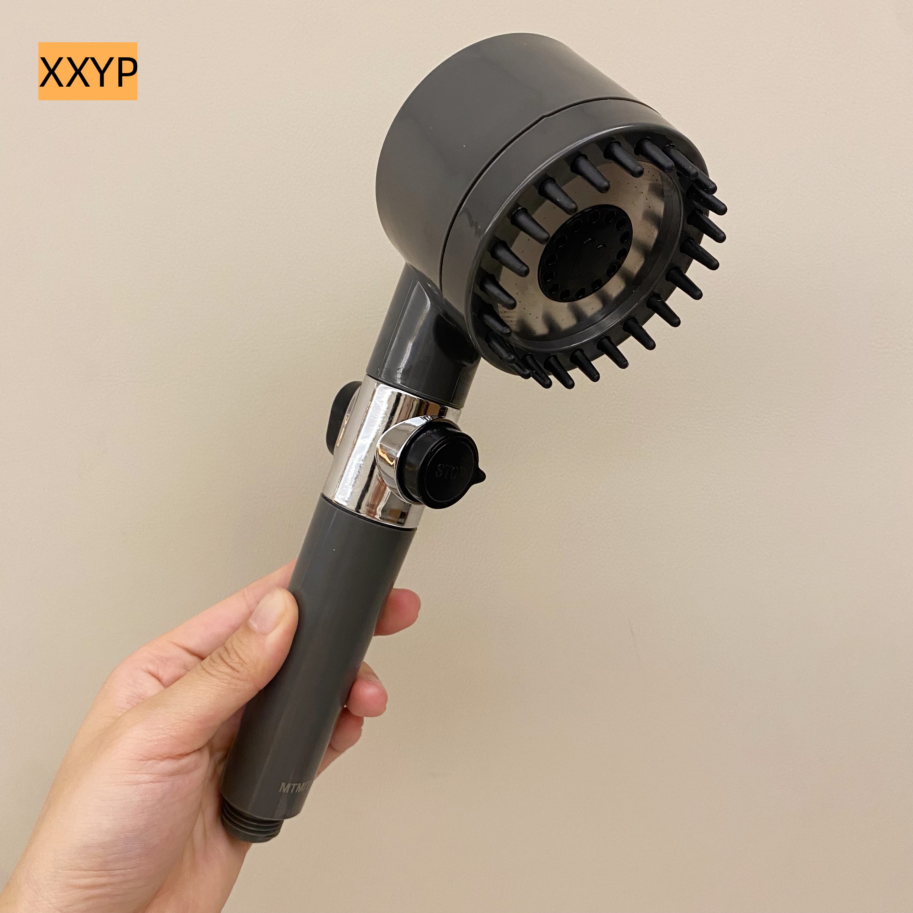 花洒头！太好用了！三档超强加压控制水压旋转淋浴头！内置过滤芯