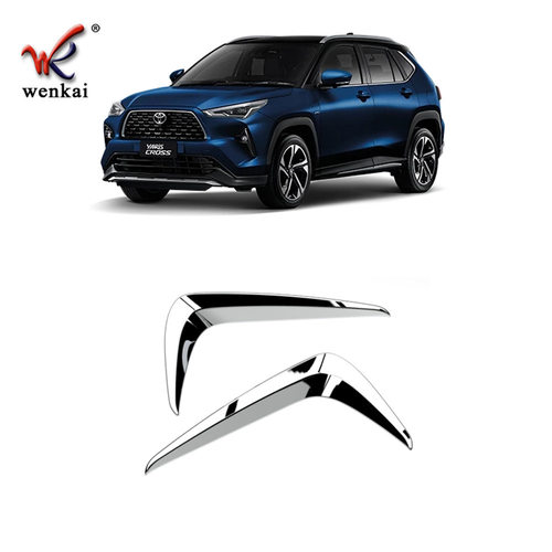适用于24款丰田雅力士Yaris Cross东南亚版前保险杠雾灯专用饰条