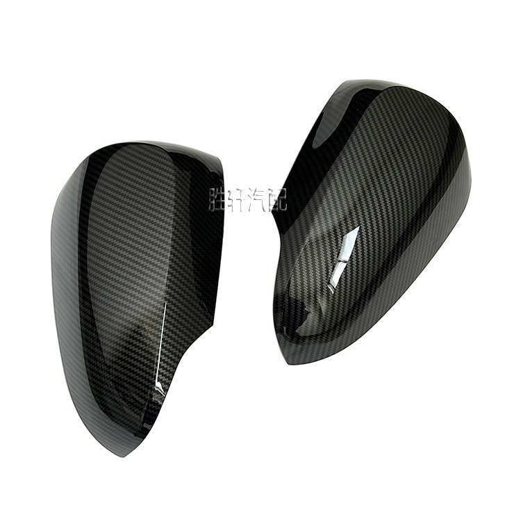 适用丰田普锐斯C Aqua Axio碳纤维纹镜壳倒车镜外壳后视镜上壳盖