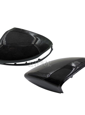 适用奔驰BCES GLB GLC级W205 213 222 253倒车后视镜碳纤维纹镜壳