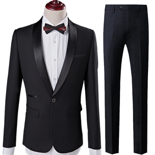 兄弟黑色伴郎团礼服男装 西服套装 套装 男士 大合唱演出服 男艺考服装