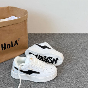 情侣百搭运动休闲鞋 男ins潮超火爆款 小众学生百搭厚底小白鞋 韩版