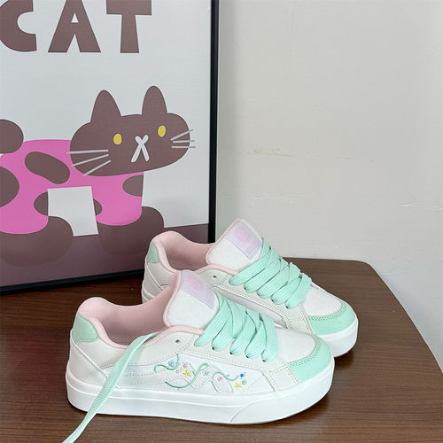 2026夏季新款甜美小花滑板鞋ins