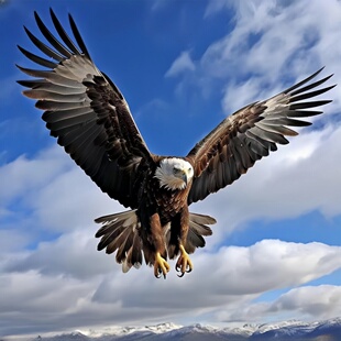 高清精美雄鹰展翅风景图贴画客厅卧室走廊过道高级装饰自贴纸海报