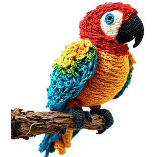 仿真线偶鹦鹉贴纸卧室宿舍浴室马桶墙面装 饰遮瑕丑美痕贴画自粘贴