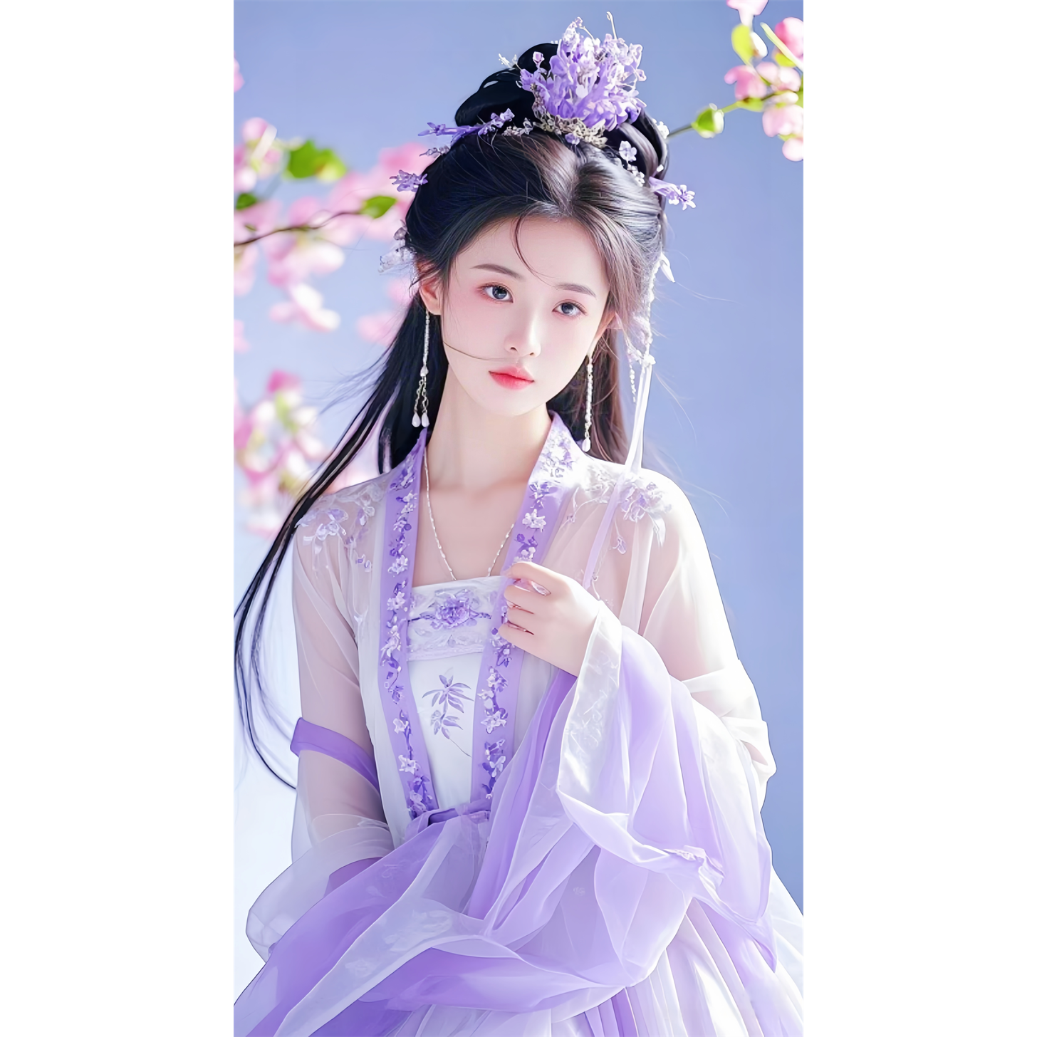 超美古风美女海报卧室浴室出租房室内墙面美人贴画防水自粘贴中式