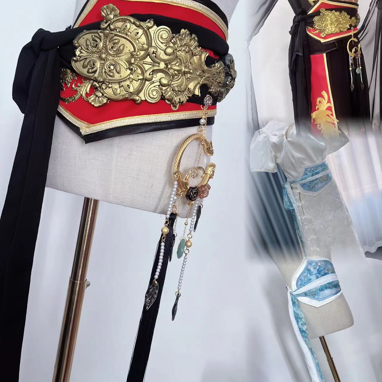 诗兰诺一腰封国潮风束腰走秀