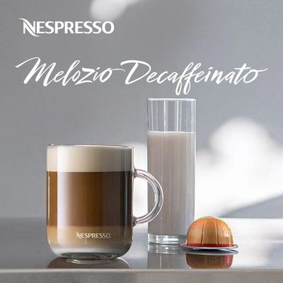 Nespresso奈斯派索胶囊咖啡 Vertuo梅乐奇欧低因黑咖啡浅烘10颗装