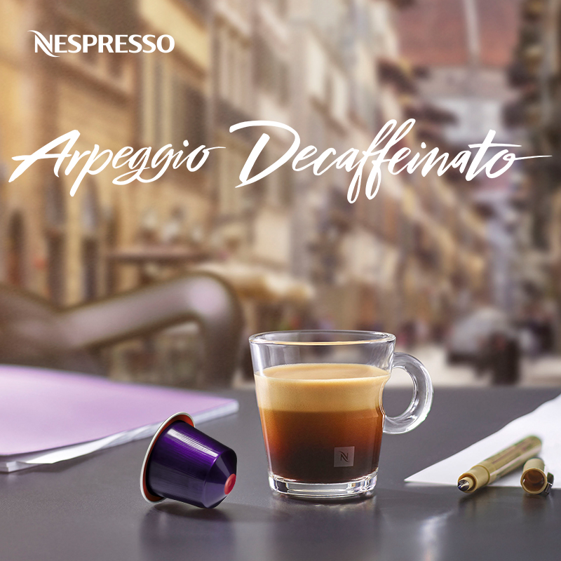 NESPRESSO雀巢胶囊咖啡 阿佩奇欧低咖啡因 意式浓缩黑咖啡10颗装