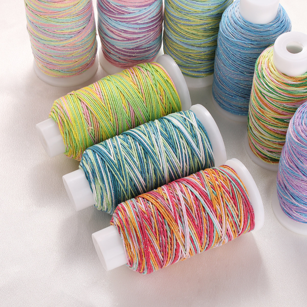 手工编织手链绳高端星空手搓棉线18股段染线闪金星空五彩绳编手绳,饰品/流行首饰/时尚饰品新,线,淘宝优惠券,粉丝福利购,淘宝优惠卷