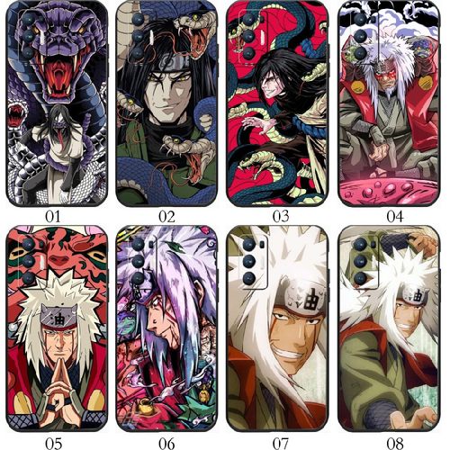 火影自来也大蛇丸 适用 realme GT/9R/Neo/闪速版/2T/一加 9/Pro/大师探索版/RT/8T/Ace 2V/魅族18/Ne手机壳
