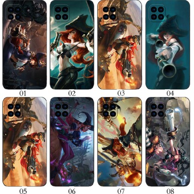 英雄联盟厄运小姐 适用 华为 nova8 SE/9C/7i/红米Note13/Pro+/K70/10A/6/OPPO A92/A72/Reno4/A15/A3手机壳