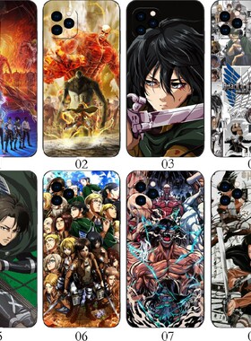 进击的巨人 适用iPhone苹果15/Play 6T/13/12/11/红米Note12/荣耀60 SE/14/6C/OPPO Find X3/pro/mini手机壳