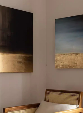 定制样板间客厅沙发背景墙装饰画 新北欧风餐厅墙面壁画挂画