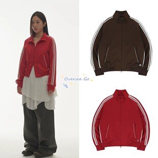 现货 coyseio 迪丽热巴同款 日系蕾丝花边立领运动拉链夹克外套女