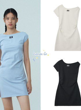 现货 Rest and Recreation 25夏季新款UNBALANCE不规则短袖连衣裙