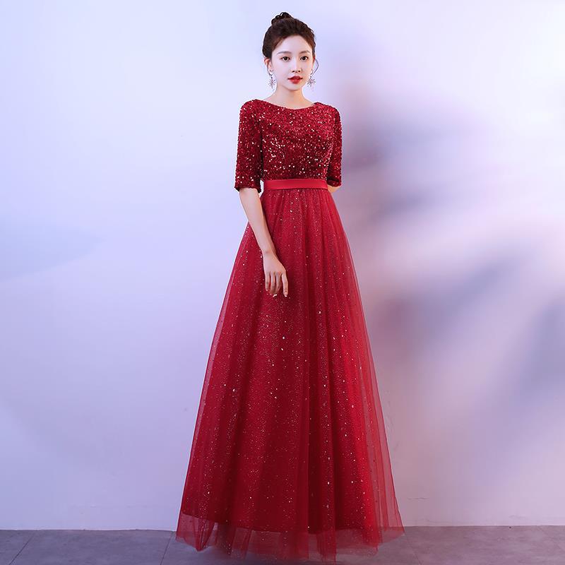 星空晚礼服女大合唱团演出服女2026新款朗诵气质独唱指挥服装长裙