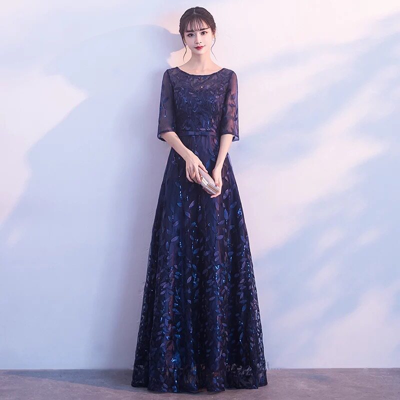 大码晚礼服女胖mm 宴会2026新款胖妹妹加肥加大主持年会时尚礼服