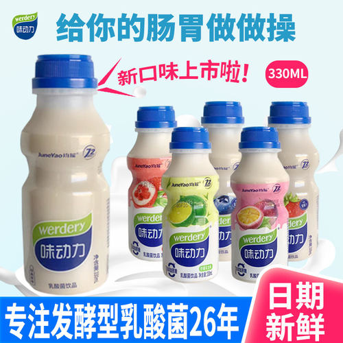新口味味动力乳酸菌饮品330ml
